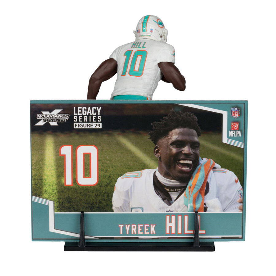 figurine tyreek hill avec maillot alternatif miami dolphins nfl 7 pouces - mcfarlanes sportspicks