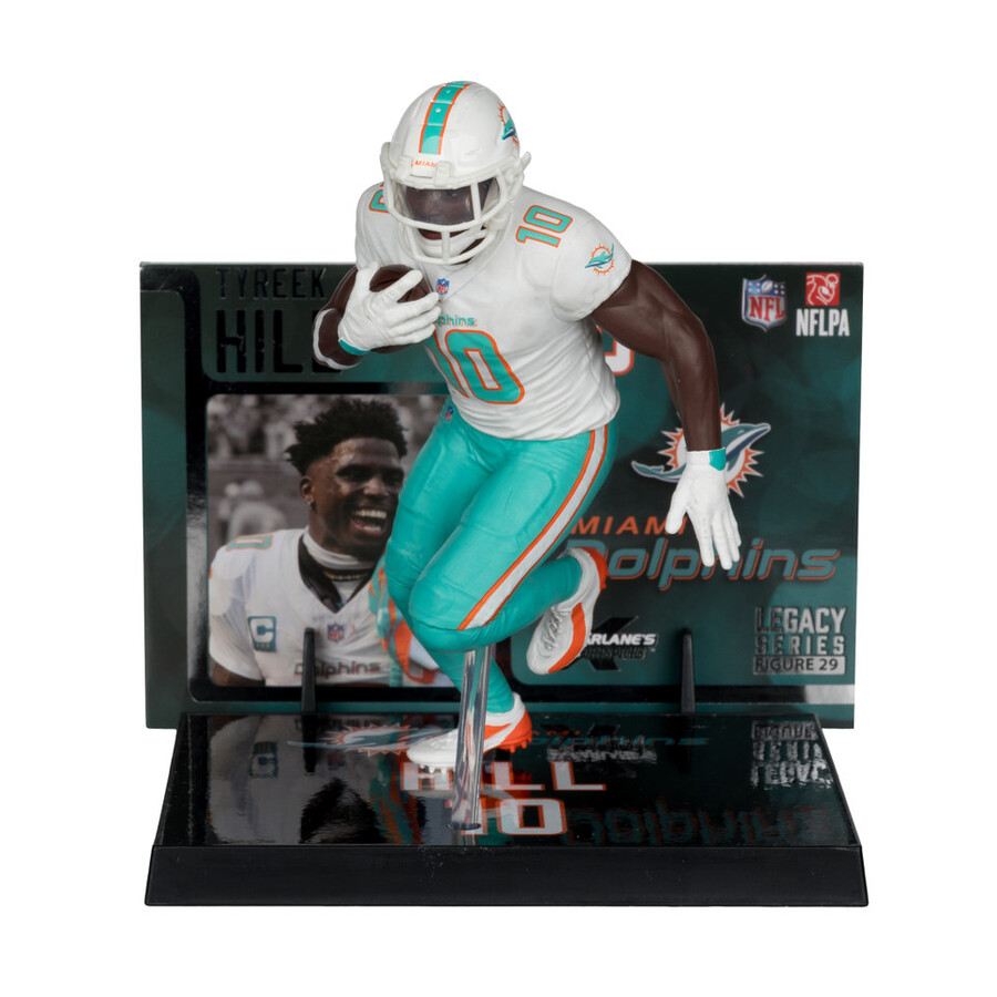 figurine tyreek hill avec maillot alternatif miami dolphins nfl 7 pouces - mcfarlanes sportspicks