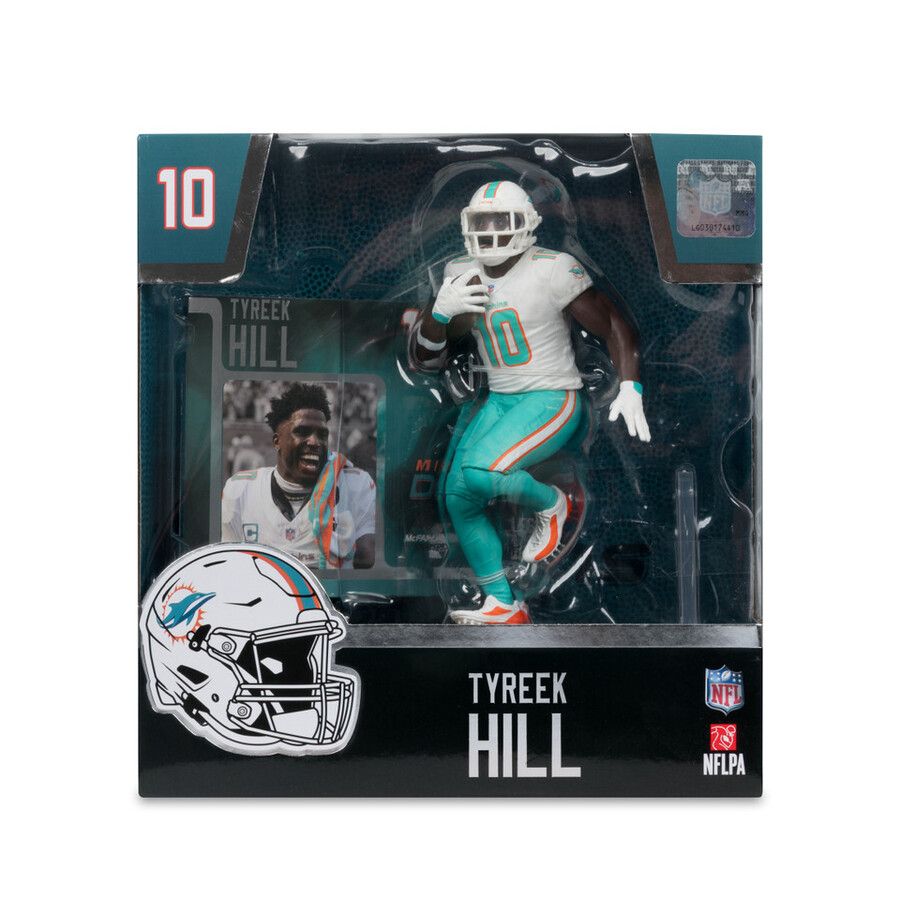 figurine tyreek hill avec maillot alternatif miami dolphins nfl 7 pouces - mcfarlanes sportspicks