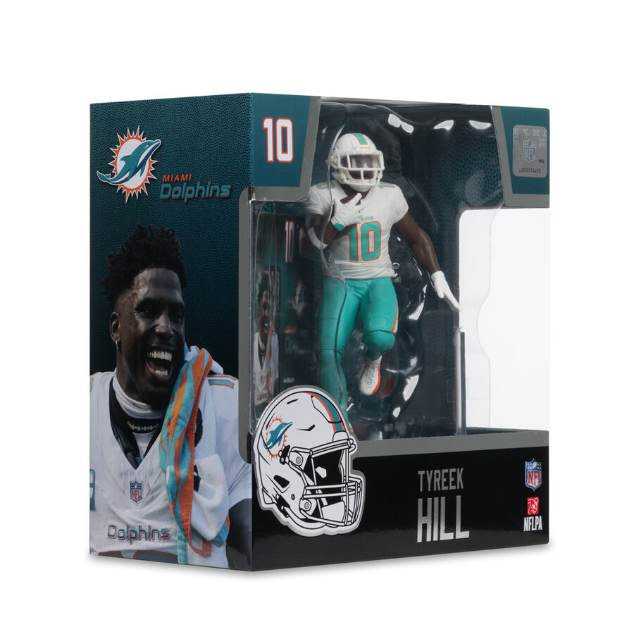 figurine tyreek hill avec maillot alternatif miami dolphins nfl 7 pouces - mcfarlanes sportspicks