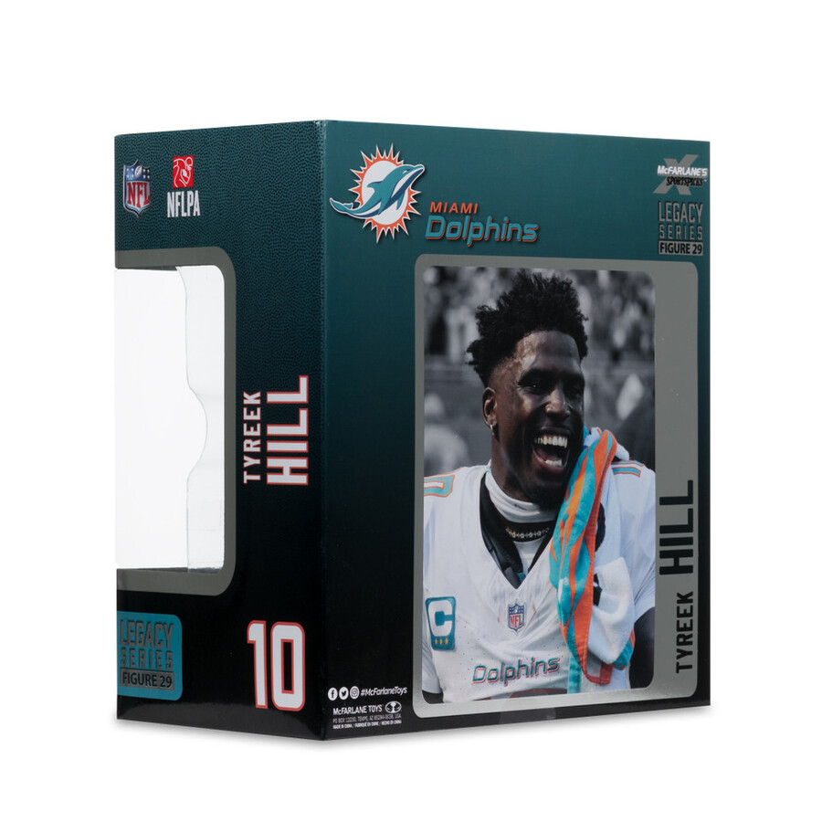 figurine tyreek hill avec maillot alternatif miami dolphins nfl 7 pouces - mcfarlanes sportspicks