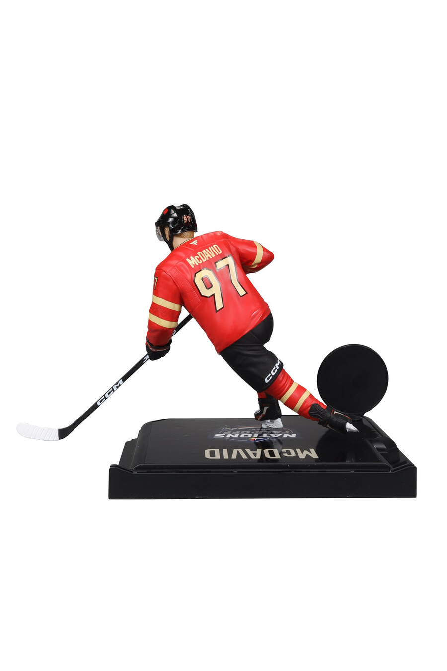 ensemble des 4 nations de la série nhl legacy n° 16-17 matthews et mcdavid 2 figurines de 18 cm