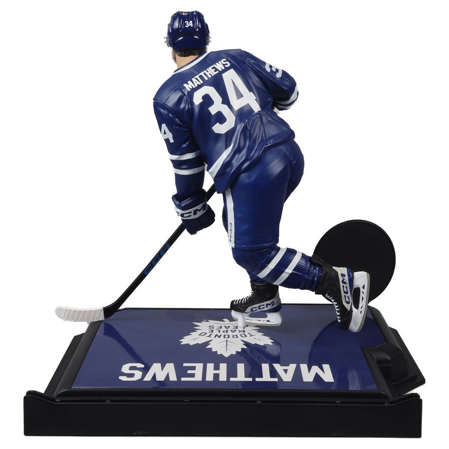 figurine auston matthews maple leafs de toronto lnh 7 pouces - sélection sportive mcfarlane