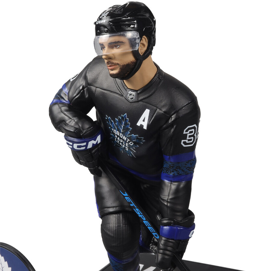 figurine auston matthews avec troisième maillot maple leafs de toronto gold label nhl 7 pouces - mcfarlanes sportspicks