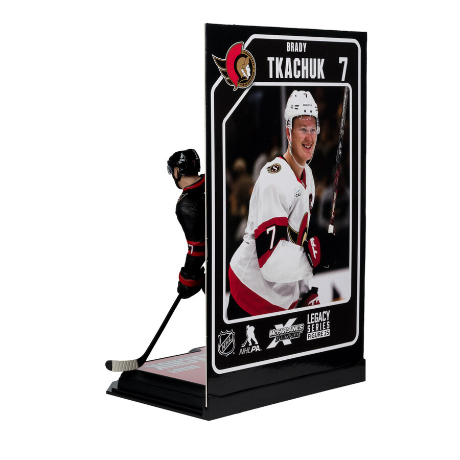 figurine brady tkachuk sénateurs dottawa lnh 7 pouces - sélection sportive mcfarlane