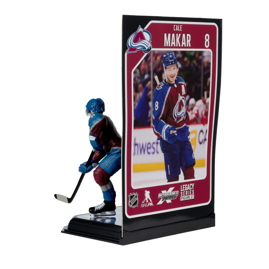 figurine cale makar avalanche du colorado lnh 7 pouces - sélection sportive mcfarlane