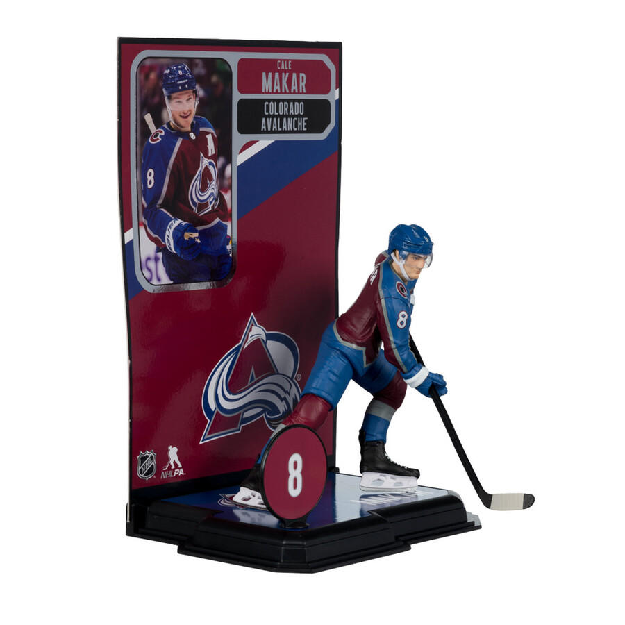 figurine cale makar avalanche du colorado lnh 7 pouces - sélection sportive mcfarlane