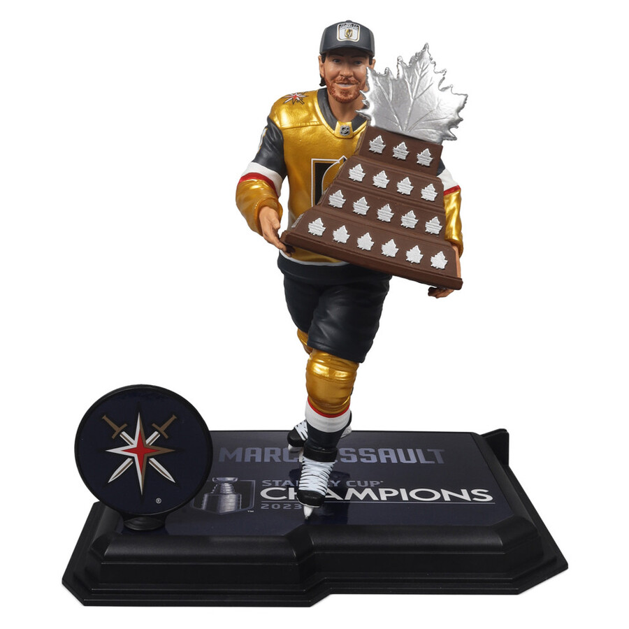 jonathan marchessault avec le trophée conn smyth et la coupe stanley boîte scellée dusine de la lnh 6