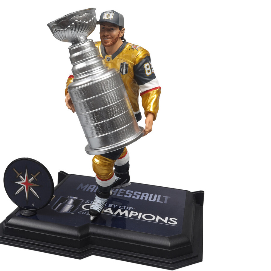 jonathan marchessault avec le trophée conn smyth et la coupe stanley boîte scellée dusine de la lnh 6