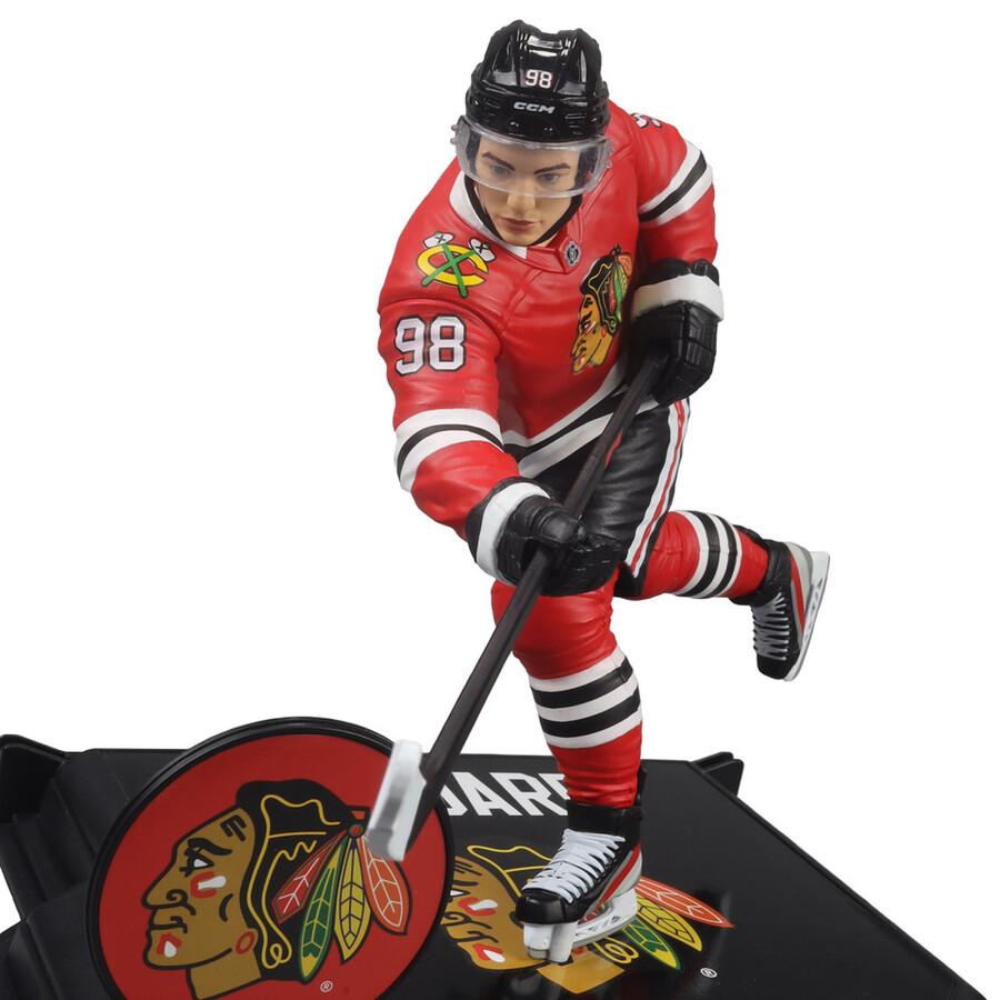 figurine connor bedard blackhawks de chicago lnh 7 pouces - sélection sportive mcfarlane