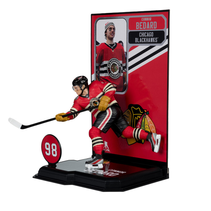 maillot de connor bedard blackhawks de chicago pour le classique hivernal sous blister scellé dusine de la lnh