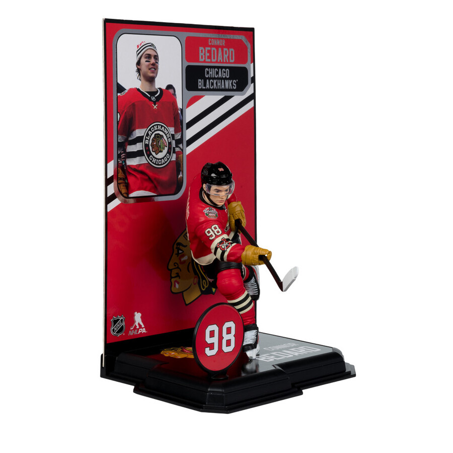 maillot de connor bedard blackhawks de chicago pour le classique hivernal sous blister scellé dusine de la lnh