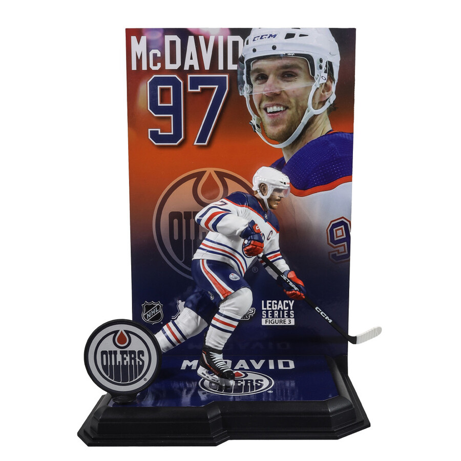 figurine connor mcdavid oilers dedmonton lnh 7 pouces - sélection sportive mcfarlane