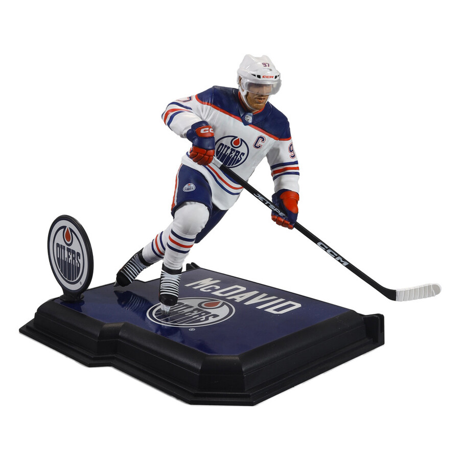 figurine connor mcdavid oilers dedmonton lnh 7 pouces - sélection sportive mcfarlane