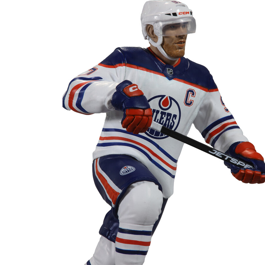 figurine connor mcdavid oilers dedmonton lnh 7 pouces - sélection sportive mcfarlane