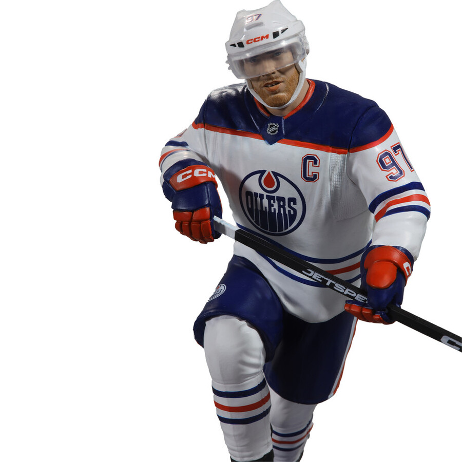 figurine connor mcdavid oilers dedmonton lnh 7 pouces - sélection sportive mcfarlane
