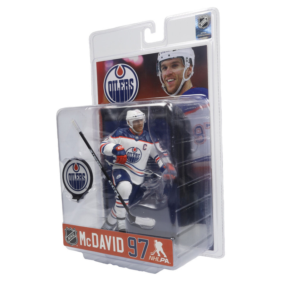 figurine connor mcdavid oilers dedmonton lnh 7 pouces - sélection sportive mcfarlane