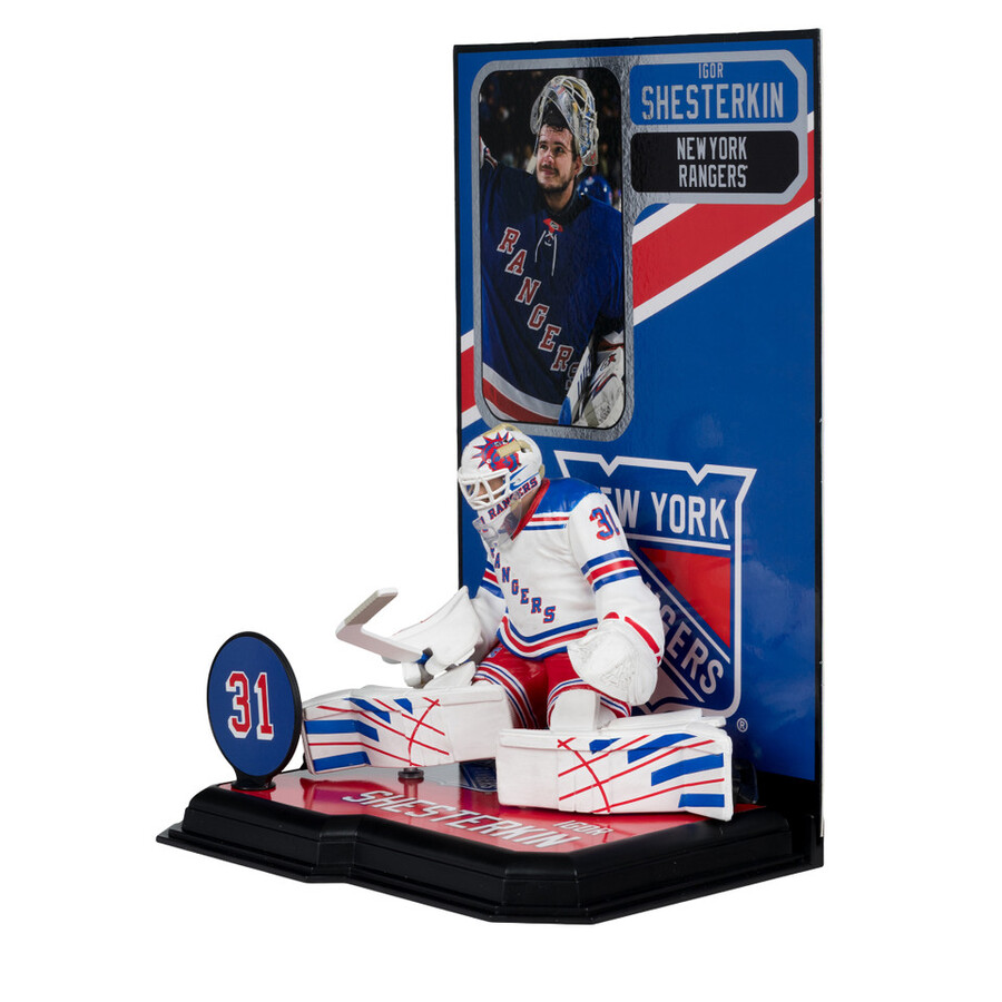 figurine igor shesterkin rangers de new york lnh 7 pouces - sélection sportive mcfarlane