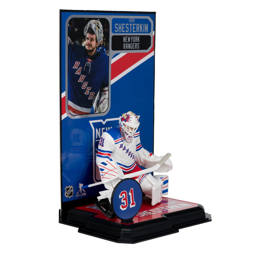 figurine igor shesterkin rangers de new york lnh 7 pouces - sélection sportive mcfarlane