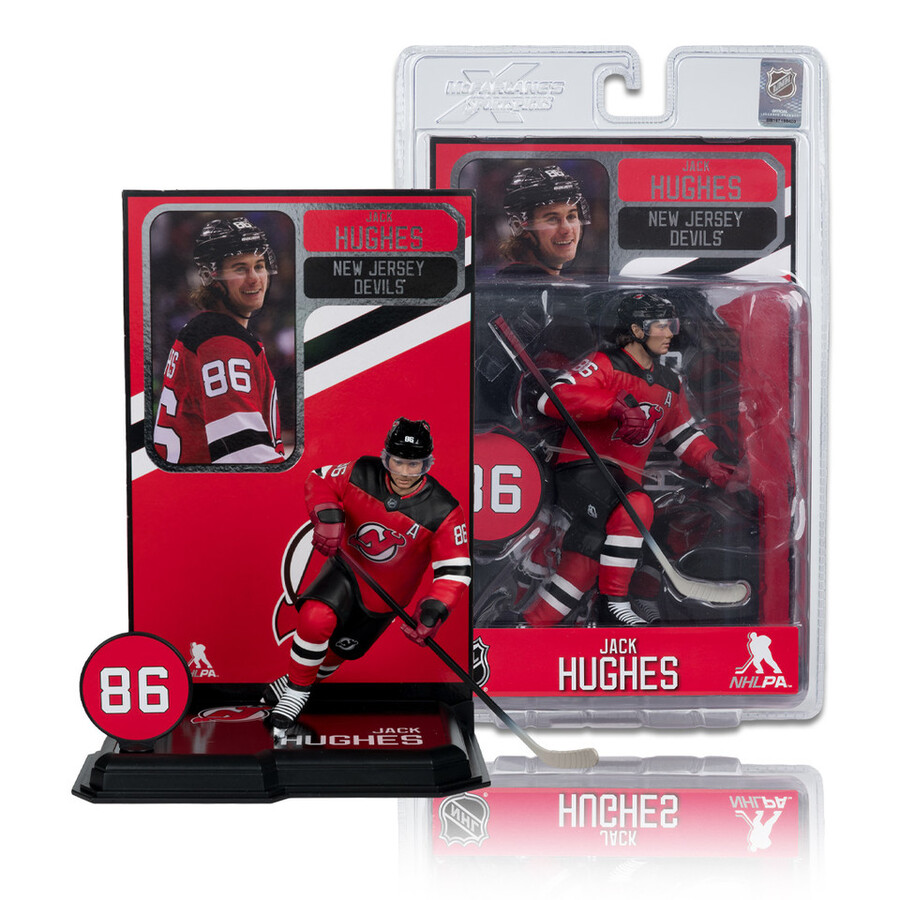 figurine jack hughes new jersey devils nhl 7 - sélection sportive mcfarlane