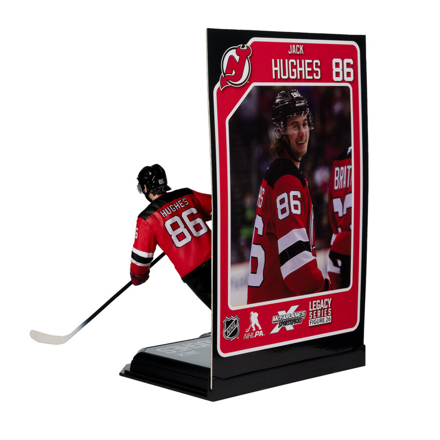 figurine jack hughes new jersey devils nhl 7 - sélection sportive mcfarlane