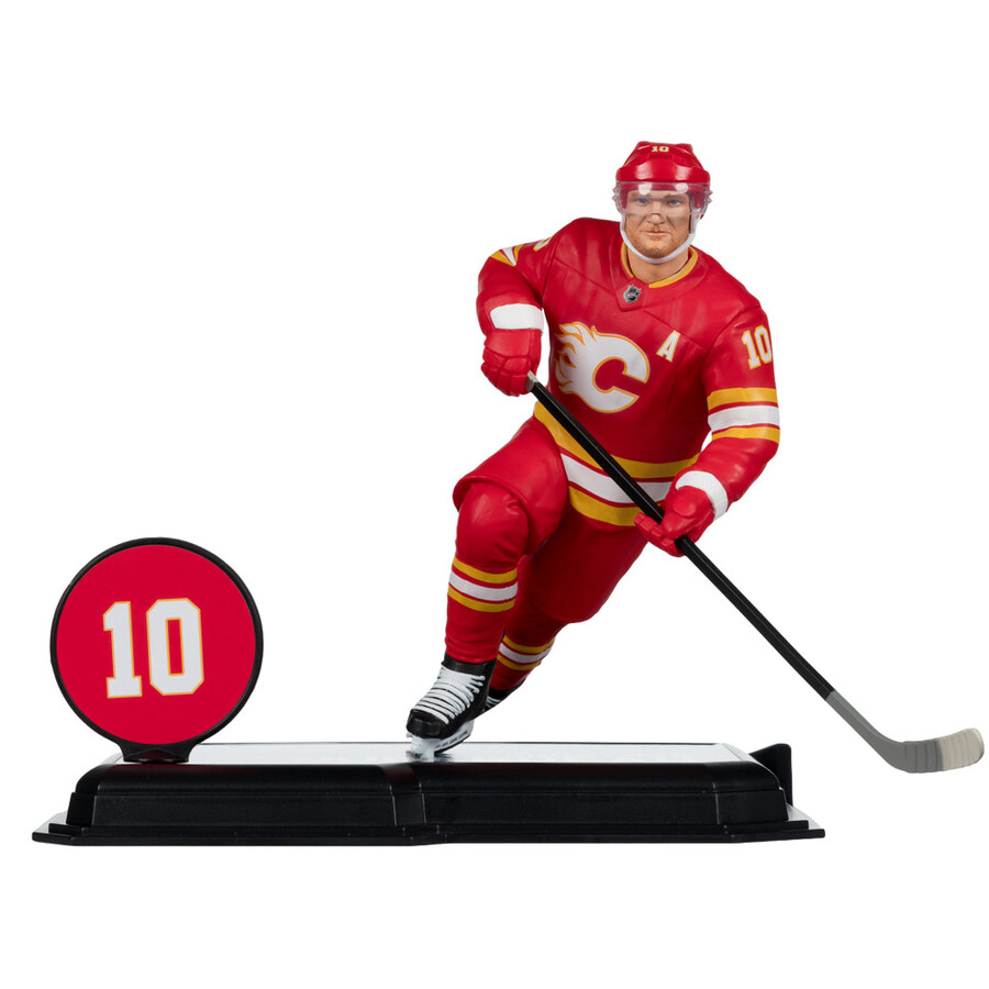 figurine jonathan huberdeau flames de calgary lnh 7 pouces - sélection sportive mcfarlane