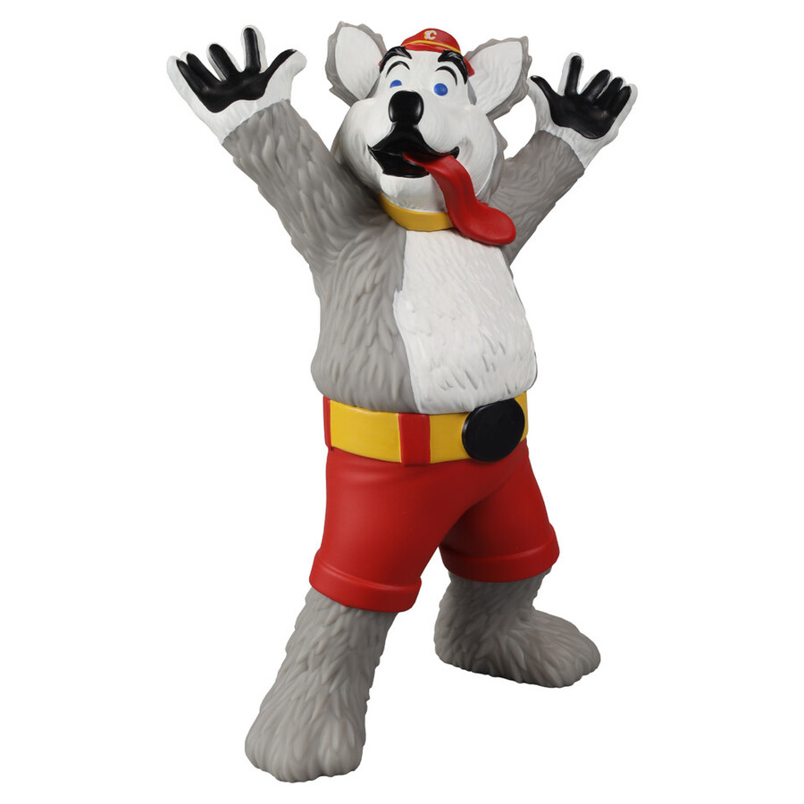 figurine de mascotte de la lnh en vinyle de 20 cm 8 pouces harvey le chien flames de calgary