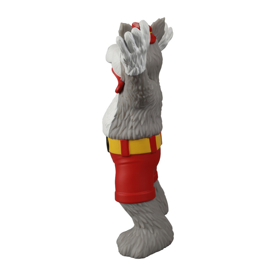 figurine de mascotte de la lnh en vinyle de 20 cm 8 pouces harvey le chien flames de calgary