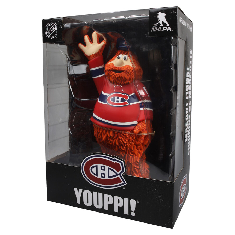 youppi canadiens de montréal figurine mascotte en vinyle de 20 cm