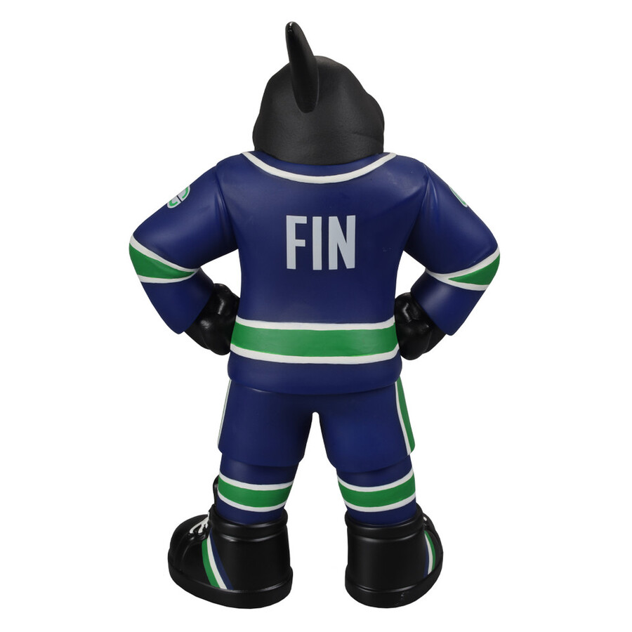 figurine mascotte de la lnh en vinyle de 20 cm 8 pouces représentant fin canucks de vancouver.