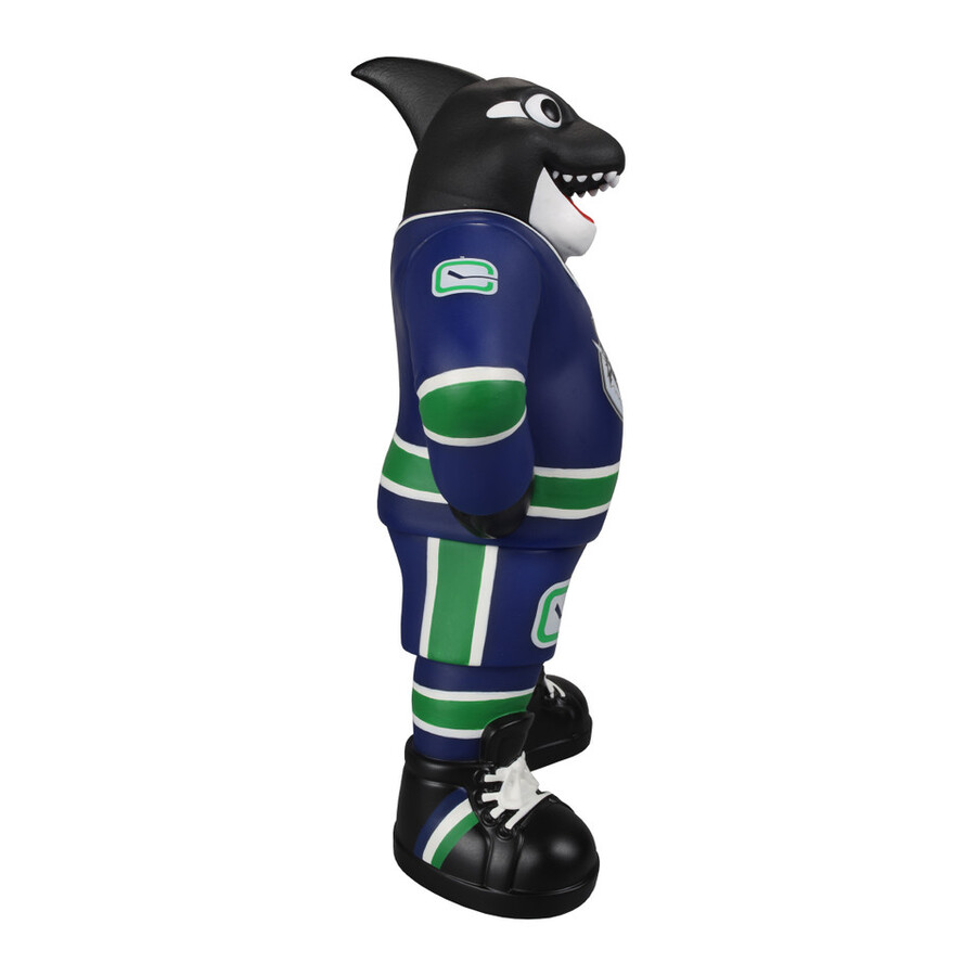 figurine mascotte de la lnh en vinyle de 20 cm 8 pouces représentant fin canucks de vancouver.