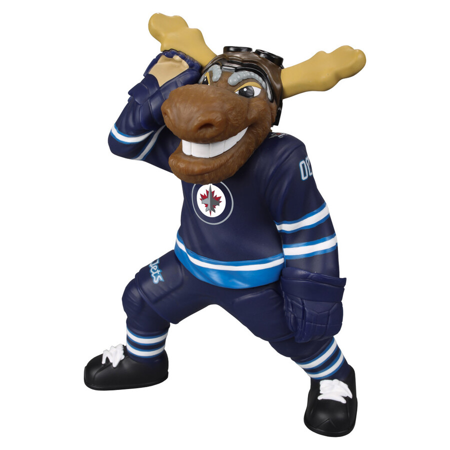 figurine mascotte moose winnipeg jets en vinyle de 20 cm 8 pouces de la lnh