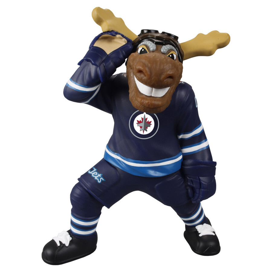figurine mascotte moose winnipeg jets en vinyle de 20 cm 8 pouces de la lnh