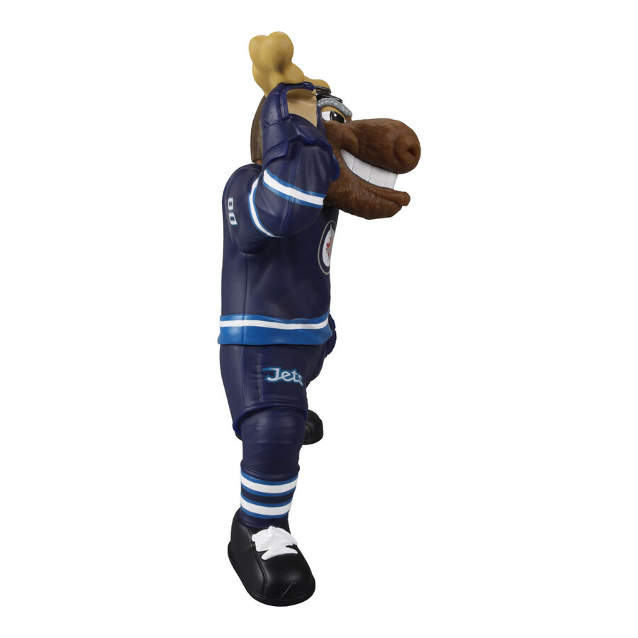 figurine mascotte moose winnipeg jets en vinyle de 20 cm 8 pouces de la lnh