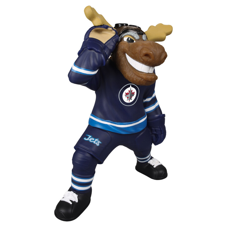 figurine mascotte moose winnipeg jets en vinyle de 20 cm 8 pouces de la lnh