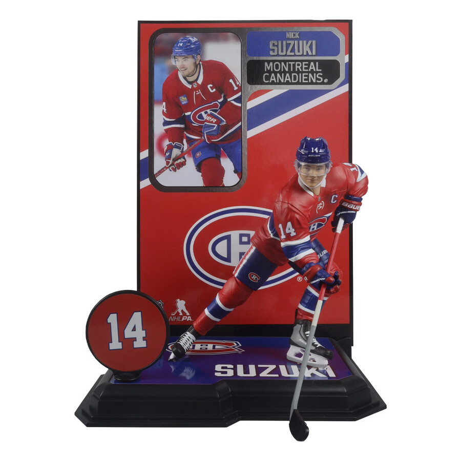 figurine nick suzuki canadiens de montréal lnh 7 pouces - sélection sportive mcfarlane