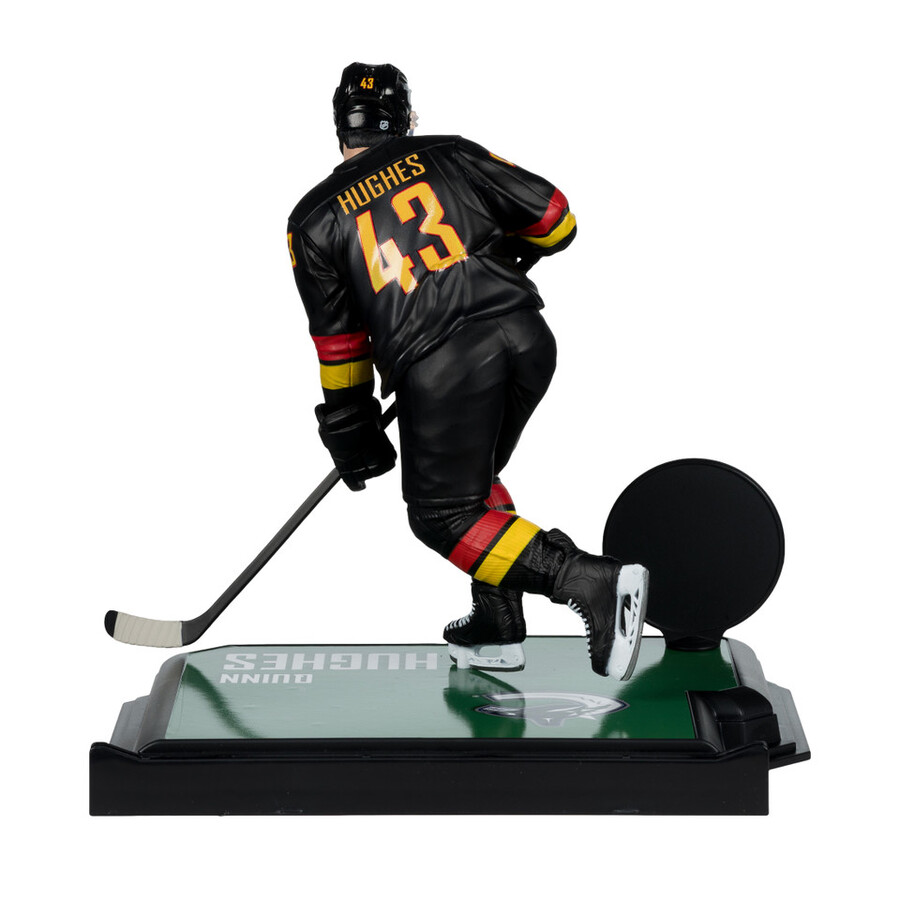 figurine quinn hughes canucks de vancouver lnh 7 pouces - sélection sportive mcfarlane