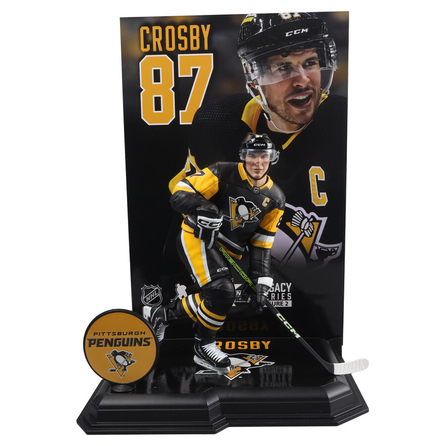 figurine sidney crosby penguins de pittsburgh lnh 7 pouces - sélection sportive mcfarlane