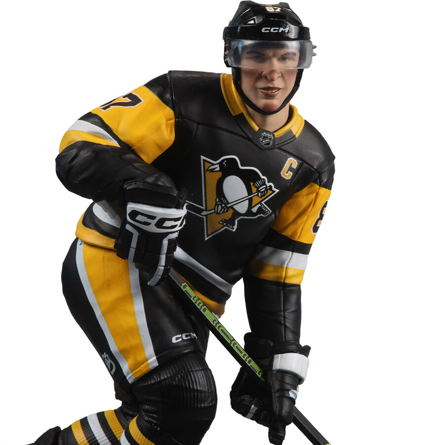 figurine sidney crosby penguins de pittsburgh lnh 7 pouces - sélection sportive mcfarlane
