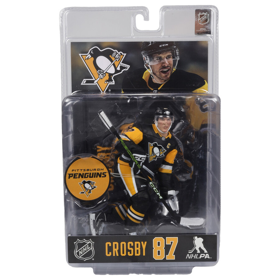 figurine sidney crosby penguins de pittsburgh lnh 7 pouces - sélection sportive mcfarlane