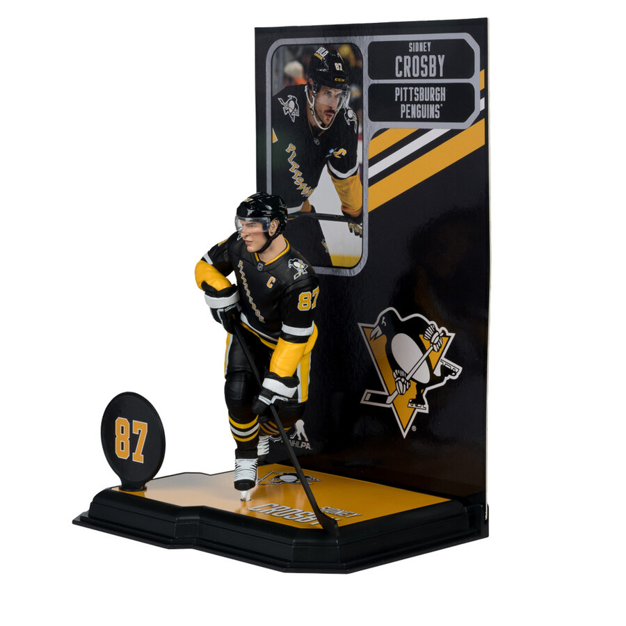 figurine sidney crosby penguins de pittsburgh new jersey lnh 7 pouces mcfarlanes sportspicks