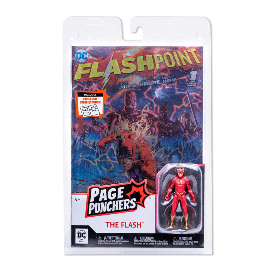 figurine flash avec variante métallique dc page punchers de 76 cm