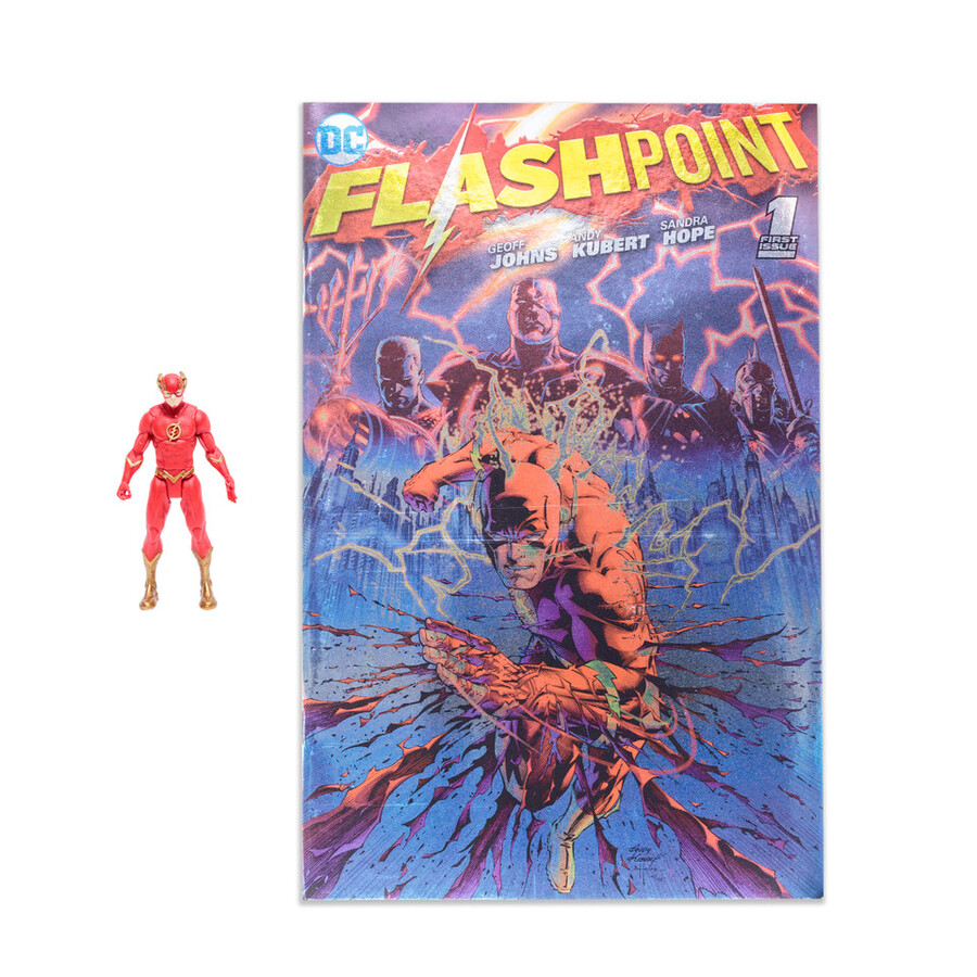 figurine flash avec variante métallique dc page punchers de 76 cm