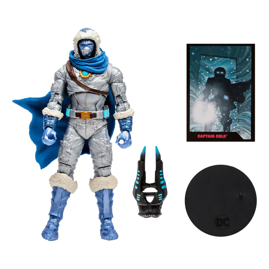figurine captain cold avec the flash dc page punchers 18 cm étiquette dorée exclusivité mcfarlane toys store