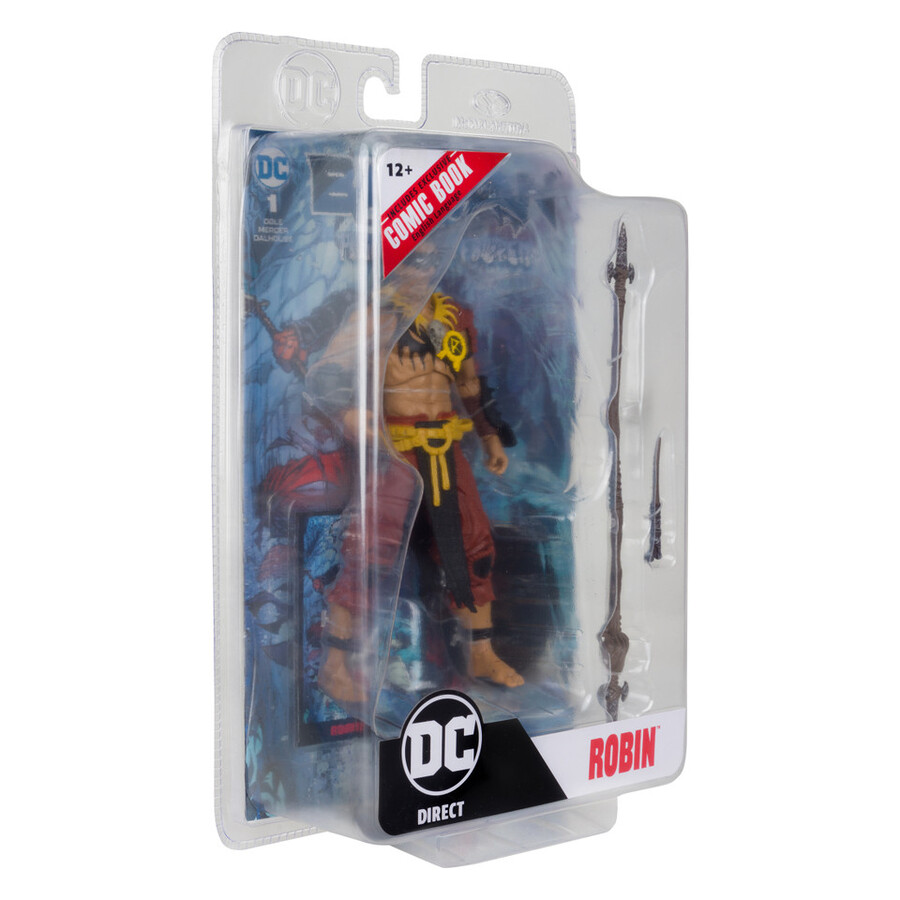 figurine robin avec batman combattant la bd frozen dc page punchers 7 pouces