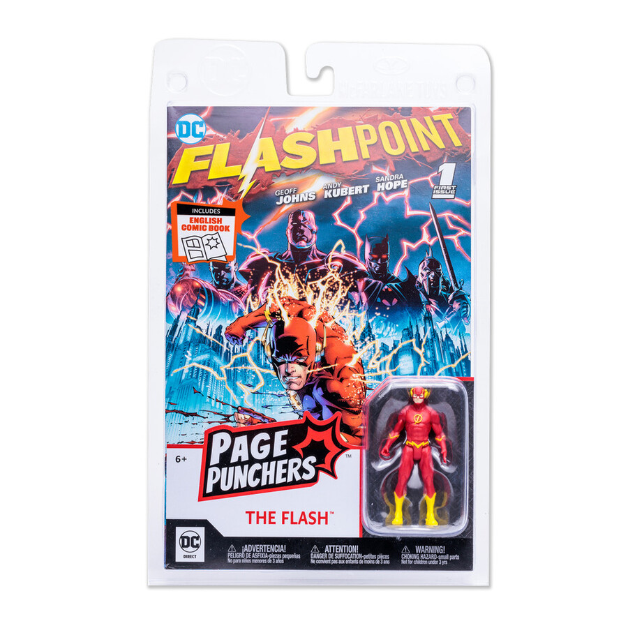 figurine flash avec bd dc page punchers de 76 cm