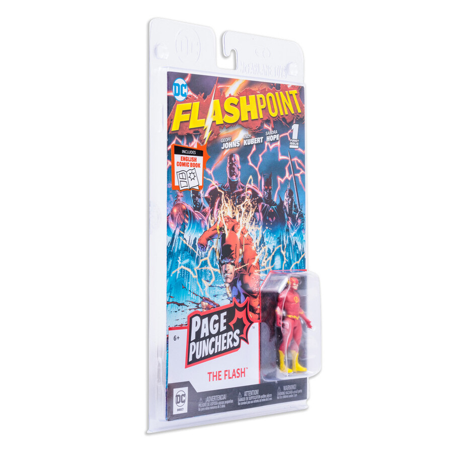 figurine flash avec bd dc page punchers de 76 cm