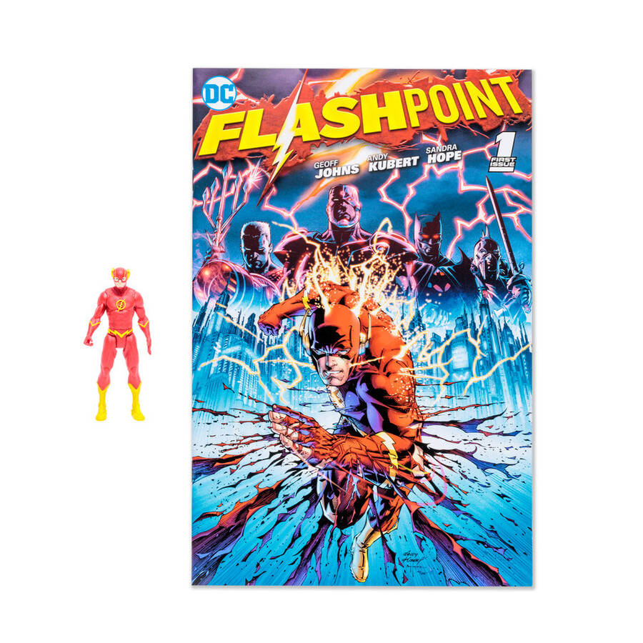 figurine flash avec bd dc page punchers de 76 cm