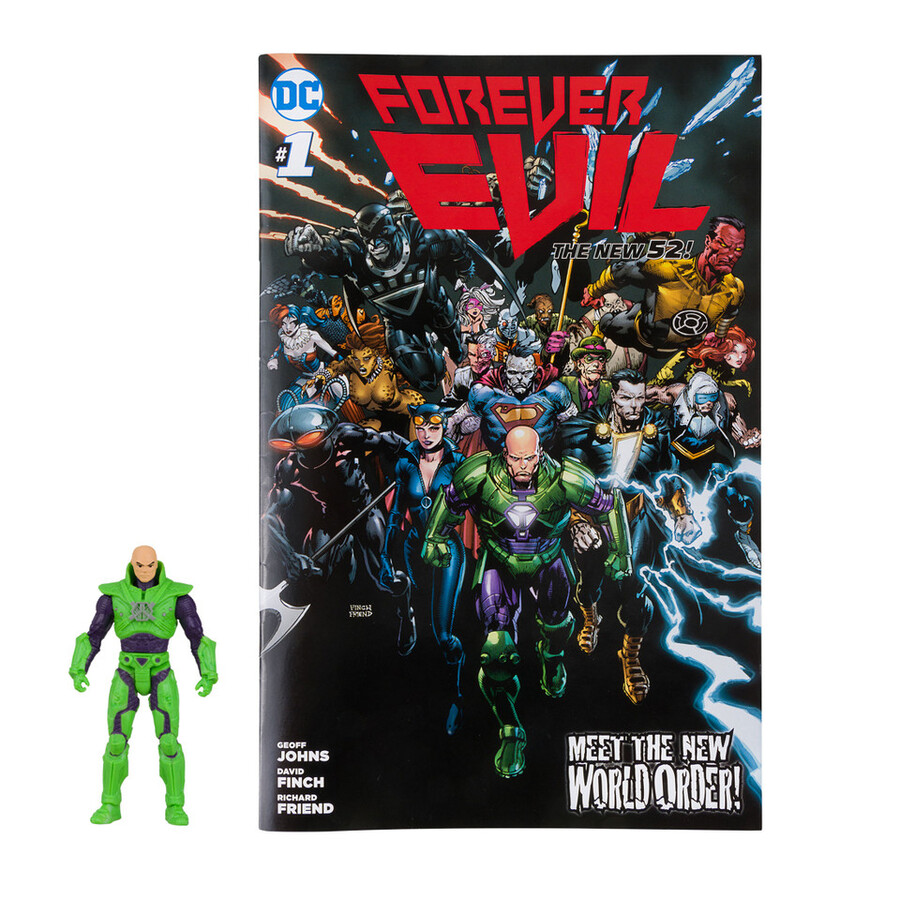 lot de 4 figurines dc page punchers wave 3 avec bandes dessinées 3