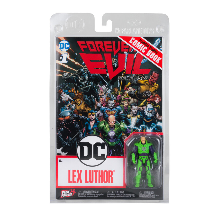 lot de 4 figurines dc page punchers wave 3 avec bandes dessinées 3